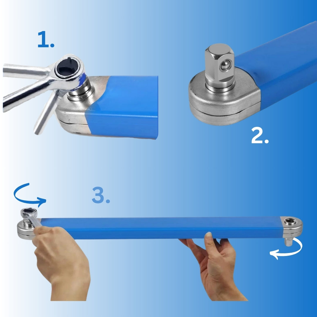 ProSchrauber® - Offset extension wrench 